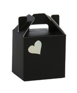 Geschenkbox  Take Away Herz 5x4x5cm (BxTxH) 4-Farben